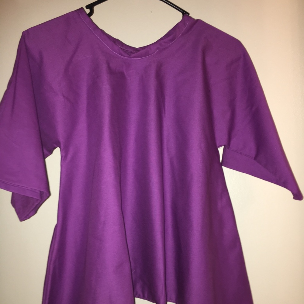 Cute purple top handmade SZ M New